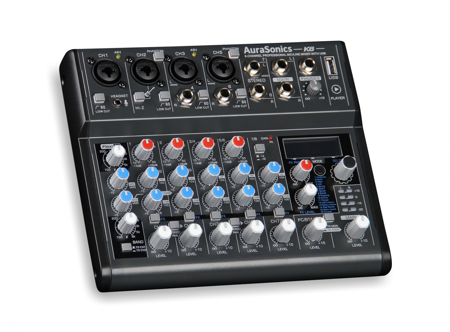 AuraSonics K8 компактный микшерный пульт в Зеленограде