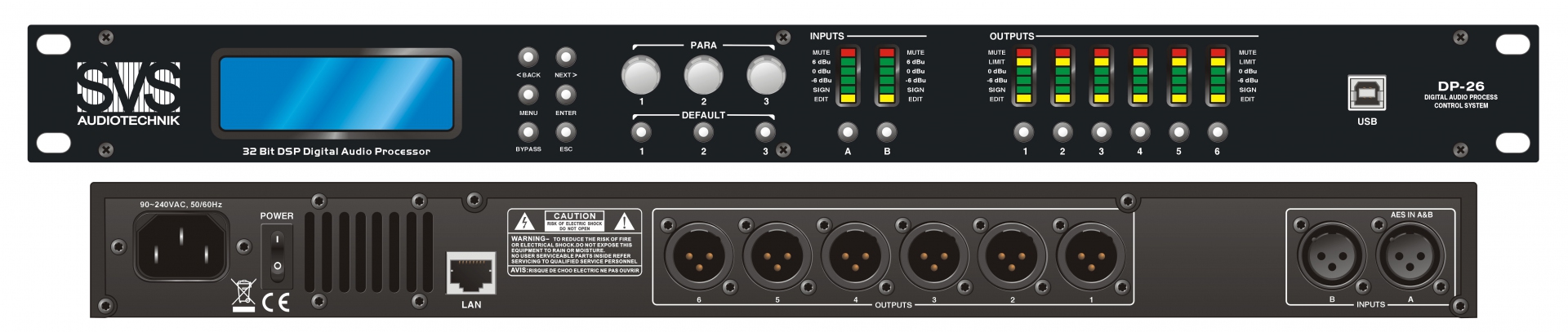 SVS Audiotechnik DP-26 Цифровой процессор: 2 входа 6 выходов в Зеленограде