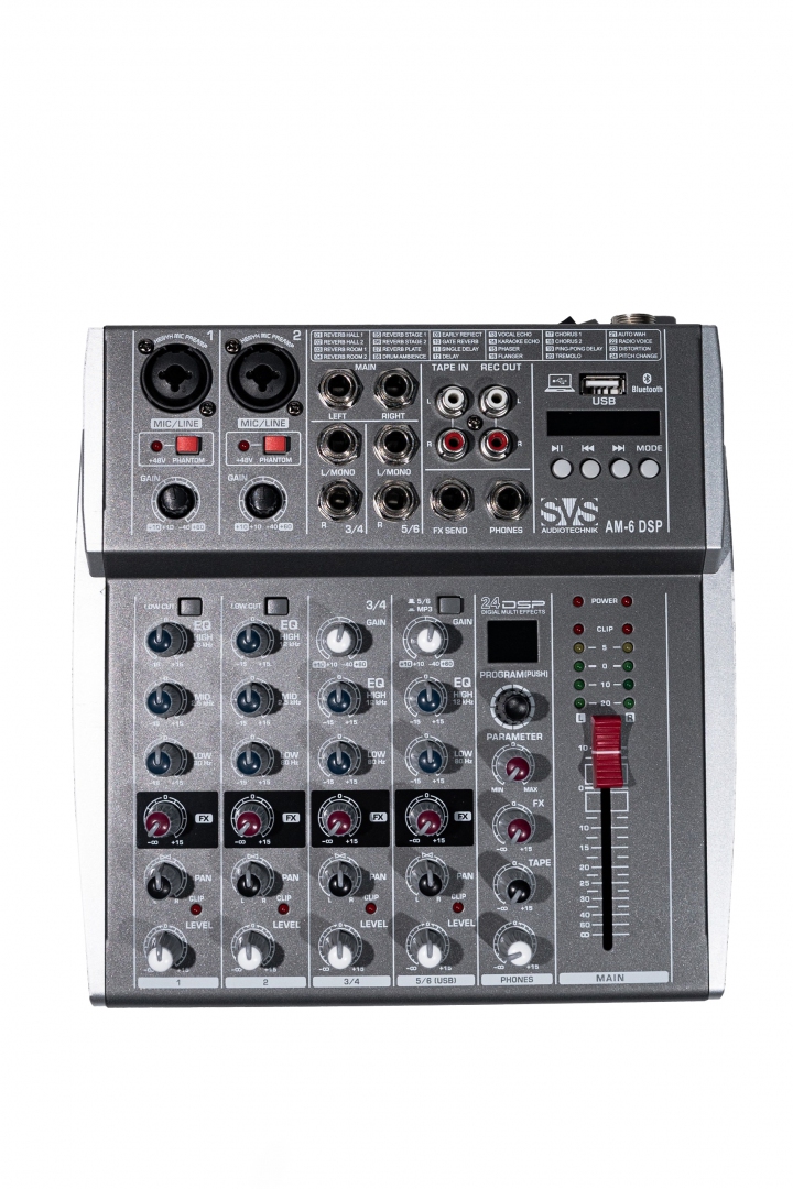 SVS Audiotechnik mixers AM-6 DSP Микшерный пульт аналоговый, 6-канальный SVS Audiotechnik mixers в Зеленограде
