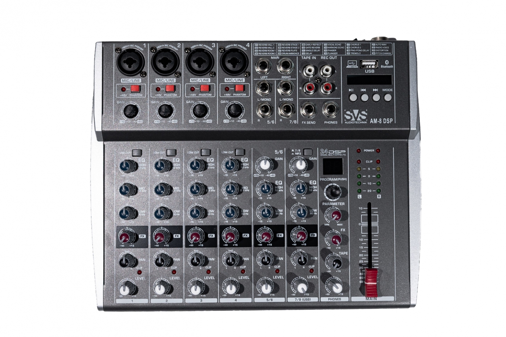 SVS Audiotechnik mixers AM-8 DSP Микшерный пульт аналоговый, 8-канальный в Зеленограде